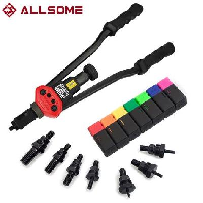 Mega 8" Hand Nut Riveter with Accessories